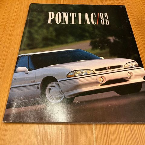 BILBROSJYRE - PONTIAC 1992