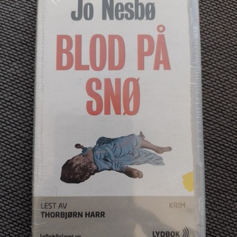 BLOD PÅ SNØ - Jo Nesbø . Digikort lydbok. NY I PLAST!