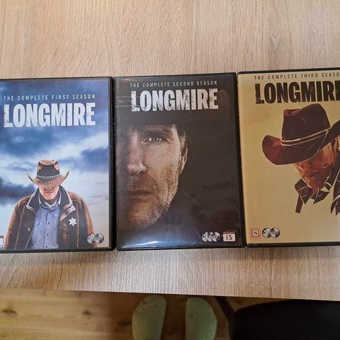 Longmire DVD 3 første sesonger