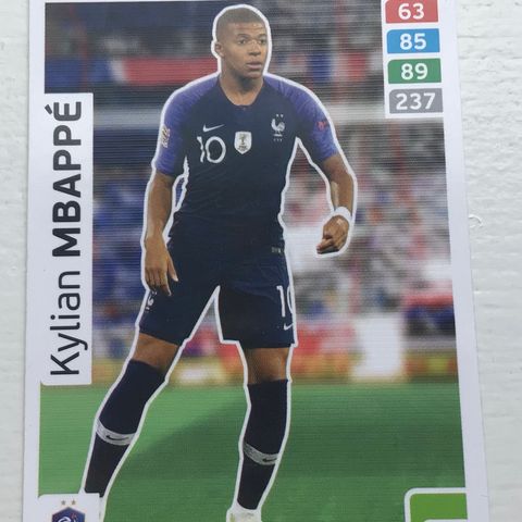 Panini Adrenalyn XL Road To UEFA Euro 2020- Kylian Mbappe Frankrike #81