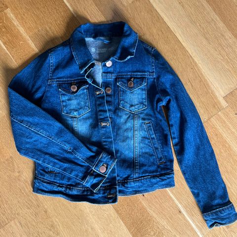 Denim jakke str 140