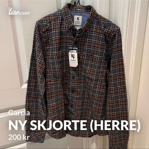 Ny Skjorte herre (Garcia)