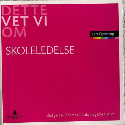 Thomas Nordahl - Skoleledelse