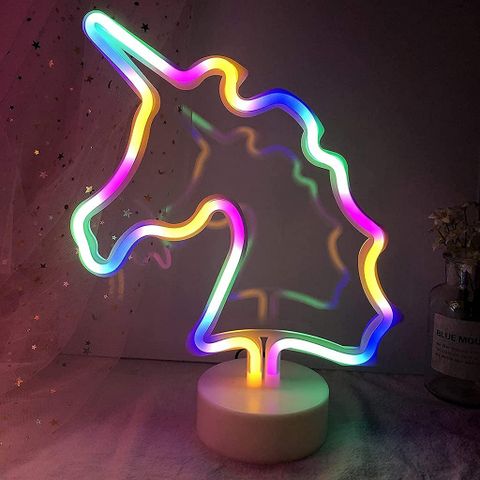 Neon Led Lampe Unicorn