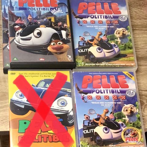 Pelle Politibil DVD-ER / filmer 🔥ny priser