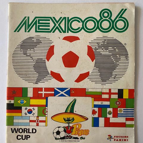 Panini - World Cup Mexico 86 - Fullstendig album