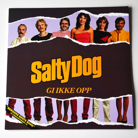 LP  Salty Dog - Gi ikke opp   (Som ny / Near Mint)