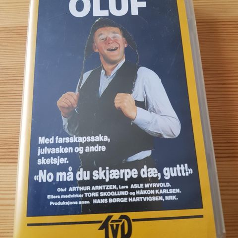 Oluf No må du skjærpe dæ, gutt Vhs