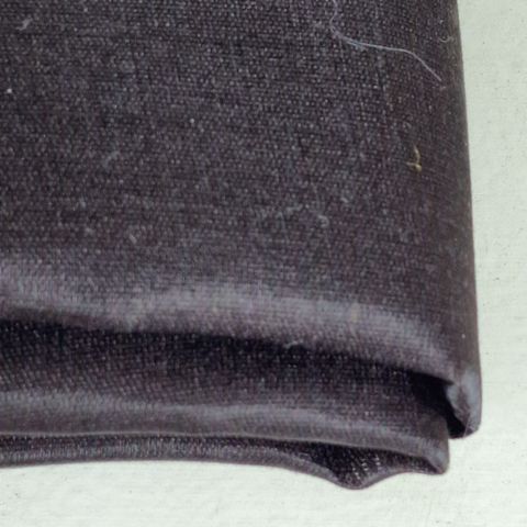 Kjole/blusestoff i svart, med glinsende effect "Dupioni".