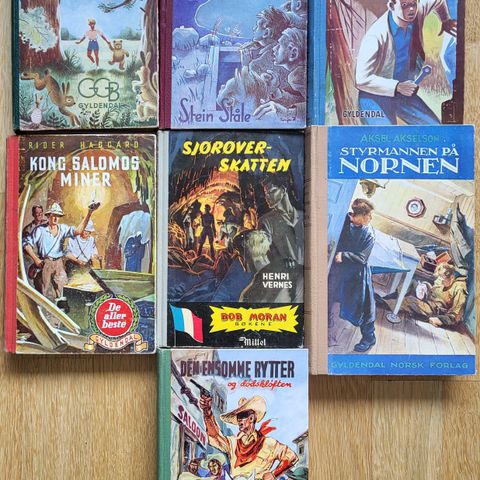 Gamle guttebøker 40- og 50-tallet