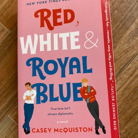 Red, white and royal blue (bok)