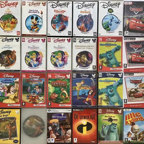 Barnespill Disney Klassisks / Disney Classics PC spill 🚨NY PRISER + OPPDATERT!!