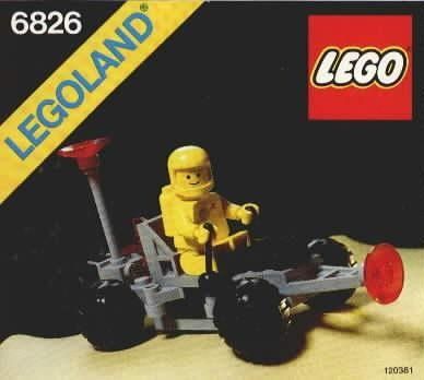 Vintage Lego classic Space 6826 m/manual