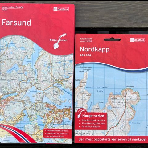 Ønskes kjøpt Nordeca kart 1:50 000
