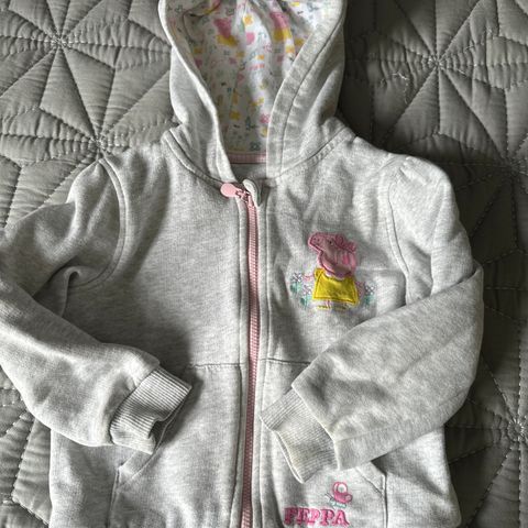 Peppa gris hettejakke / Peppa pig hoodie