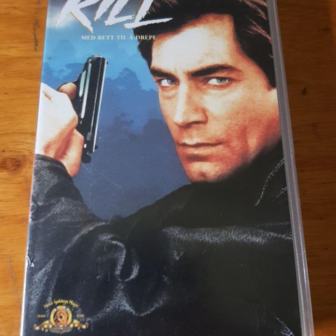 James Bond. Licence to kill. Med rett til å drepe vhs