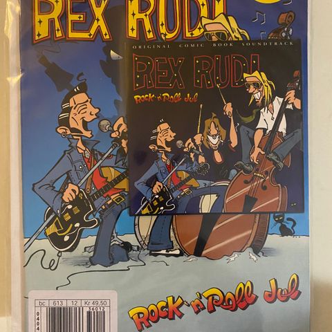 Rex Rudi  Rock'n' Roll Jul UÅPNET MED CD SOM BILAG
