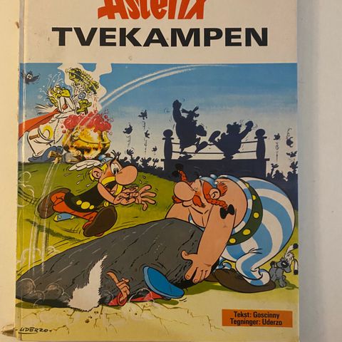 Asterix Tvekampen album nr 4 Hardcover 1970