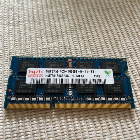 Ram Hynix DDR3 4GB 2RX8 PC3-10600S-9-11-F3