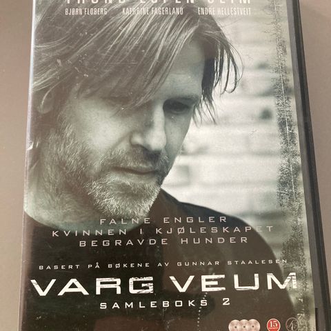 dvd Varg Veum samling 2 - 3 filmer (som ny)