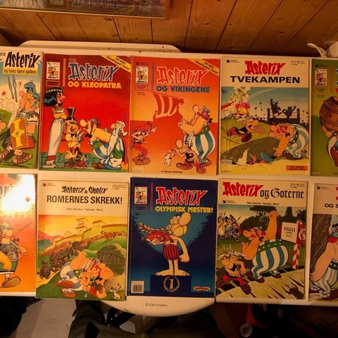 Komplett Asterix i hefter 1-30