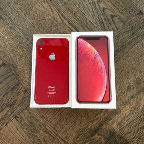 iPhone XR 64GB Rød - pent brukt