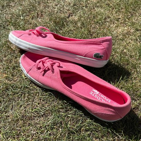 Lacoste rosa sko str 39