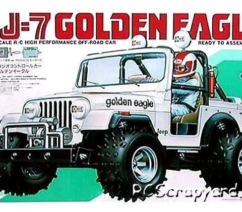 Vintage Marui Golden Eagle CJ-7 Jeep og 2 Galaxy fra 1983.