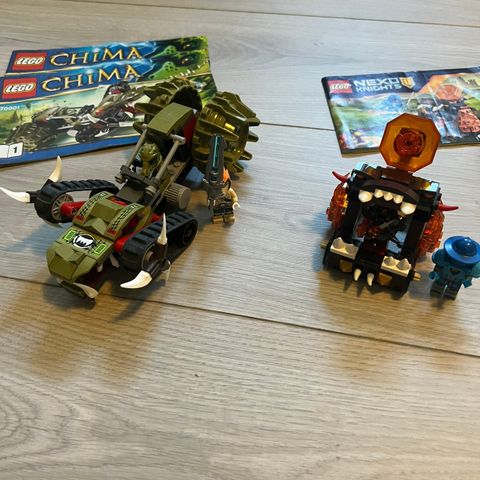 To komplette Lego byggesett