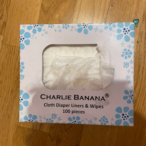 tøybleier - Charlie banana “liners and wipes”