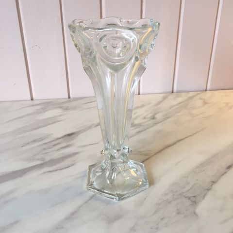vase med krystall look