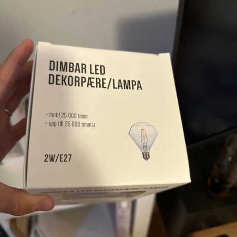 dekorpære diamant LED
