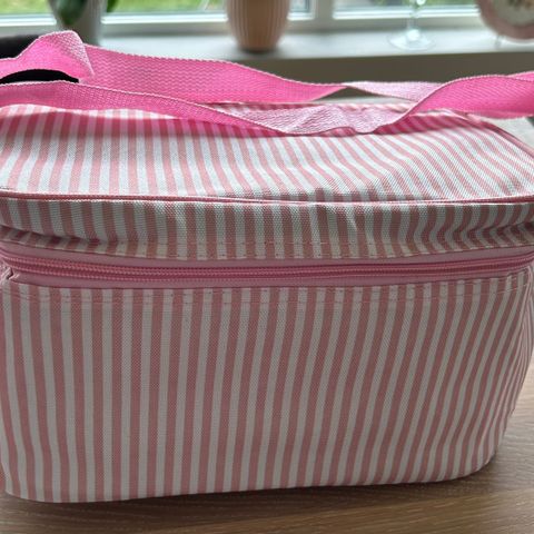 Rosa piknik kjølebag