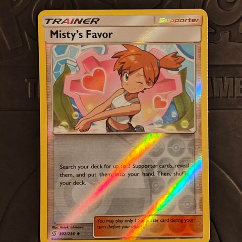 202/236 Misty’s Favor - Reverse Holo - Unified Minds