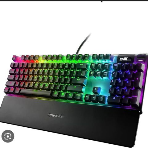 Pent brukt steelseries apex pro full size tastatur