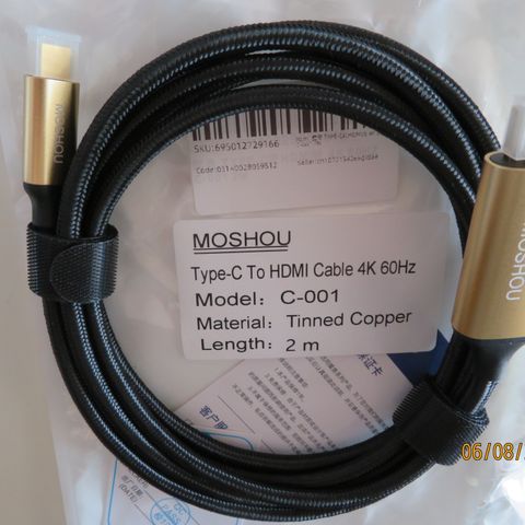 MOSHOU USB C til HDMI 4K Kabel