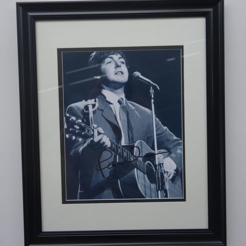 Paul McCartney autograf