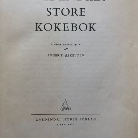 Gyldendals store kokebok