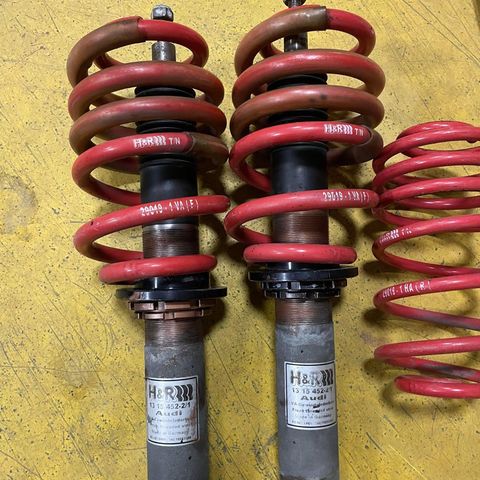 h&r monotube low coiloversett audi a4