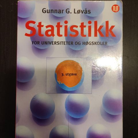 Statistikk bok for høgskoler og universitet