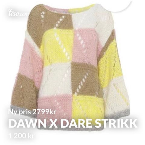 Dawn x Dare strikkegenser