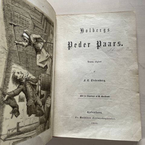 Ludvig Holberg «Peder Paars» (1863)