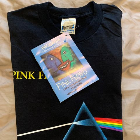 Pink Floyd vintage t-skjorte. Ubrukt, med merkelappen på.