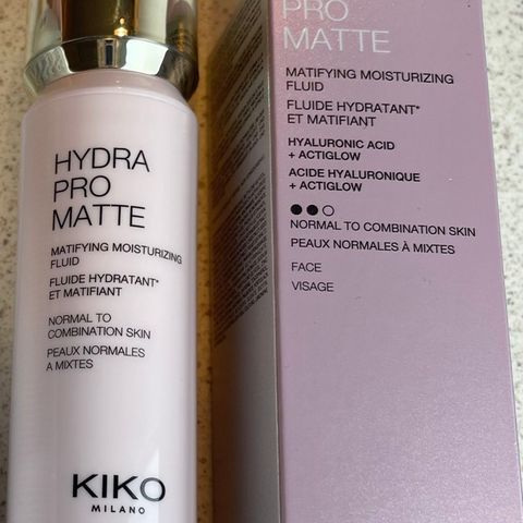 Kiko Milano Hydra Pro Matte Moisturiser - helt ubrukt