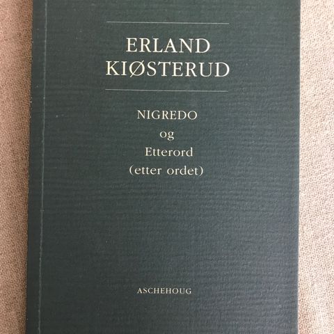 Erland Kiøsterud - Nigredo