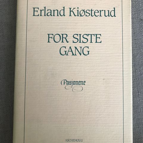 Erland Kiøsterud - For siste gang