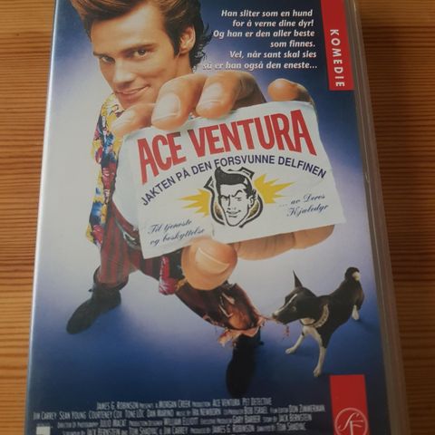 Ace Ventura med Jim Carrey Vhs