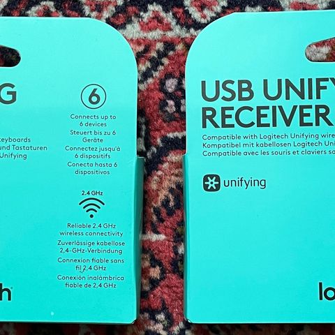 Logitech Unifying-mottakeren wireless