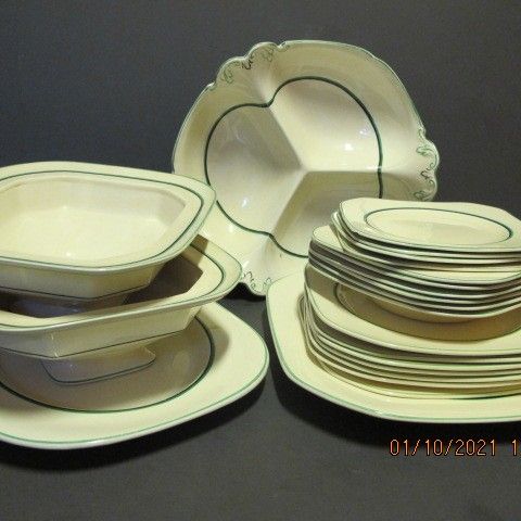 Woods Ivory Ware Middag/lunch servise