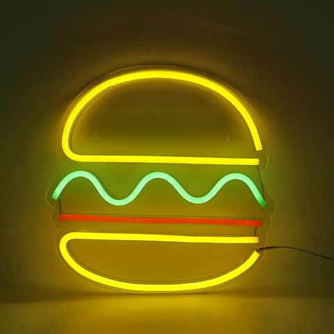 Neonskilt Burger